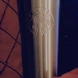 Steel Starbucks Cup